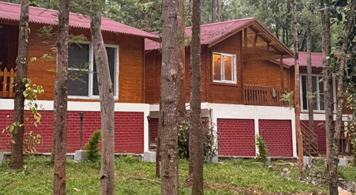 wooden cottage